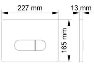 Инсталляция для унитаза Berges Novum D3 с кнопкой хром глянец 040233