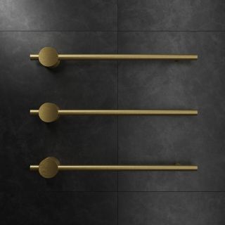 Электрический полотенцесушитель Broner Bruno BR.007.060.0000.MG 60 см с кнопкой золото матовое