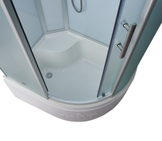 Душевая кабина Timo Standart  T-6610SL Silver Fabric 110x85см