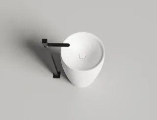 Напольная раковина Salini Alda 03 S-Sense 130311GRH 47см RAL снаружи