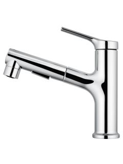 Смеситель для раковины Wonzon & Woghand WW-A40862-CR с выдвижным изливом хром