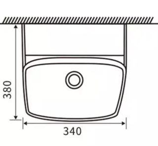 Писсуар настенный SantiLine SL-6004 функция электронного смыва белый