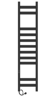 Полотенцесушитель электрический Laris Флавиа 73207656 левый П11 20x100см чёрный муар