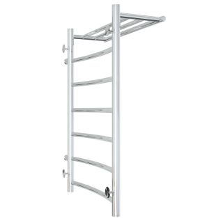 Полотенцесушитель водяной Laris Классик 73208019 правый  с полкой П7 50x80см хром