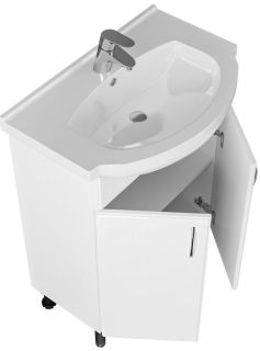 Тумба под раковину СанТа Элеганс 201102 65см белый