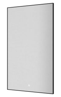 Зеркало с подсветкой Armadi Art Modern 569-B 60 см сенсорный выключатель антизапотевание чёрный