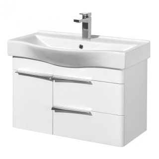 Тумба под раковину Акватон Беверли 80см белый 1A235501BV010