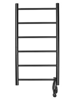 Полотенцесушитель электрический Domoterm Классик DMT 109-6 40x81 EK R чёрный