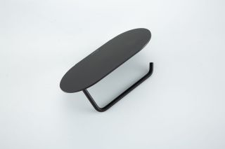 Держатель туалетной бумаги Gappo G30703-6 с полочкой чёрный