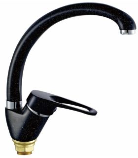 Смеситель для кухни Haiba HB4113-7 чёрный