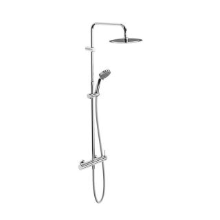 Душевая стойка Kerama Marazzi Nota 8236KM.21.018 на 2 потока с механическим смесителем и с ручным душем на 5 режимов хром