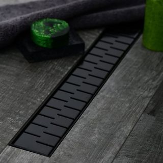 Душевой лоток Paini Medium CH750MC 75см чёрный матовый