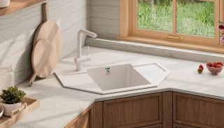 Смеситель для кухни Ulgran Classic Ulgran 022(343) антрацит