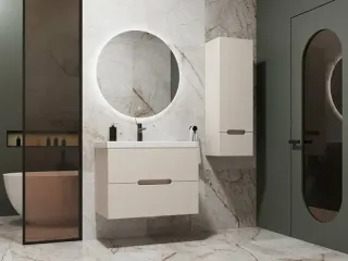 Подвесная тумба под раковину Style Line Матис ЛС-00002310 60 см кремовый