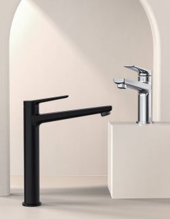 Смеситель для раковины Splenka S04.10.06 чёрный