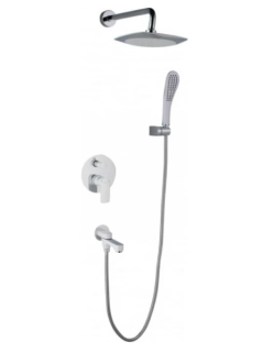 Душевой комплект Gappo G7148-8 белый/хром