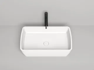 Накладная раковина Salini Gloria 11 S-Stone 1102212M 65см белый матовый