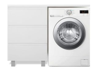 Напольная тумба под раковину Эстет Dallas Luxe ФР-00002309 Л/П 100см три ящика белый