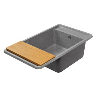 Мойка кухонная Акватон Беллис 87см серый 1A724832BS230