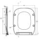 Roca Debba 7.8019.D.200.3 крышка-сиденье для унитаза тонкое с микролифтом