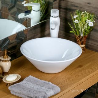 Накладная раковина Melana 320360-805 43см белый