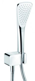 Душевая лейка Kludi Fizz с держателем хром 6767005-00