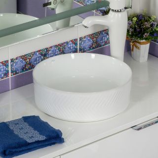 Накладная раковина Melana 320339-805 36см белый