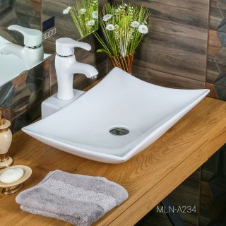 Накладная раковина Melana A234-805 57см белый