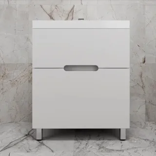 Напольная тумба под раковину Style Line Матис ЛС-00002442 70 см белый матовый