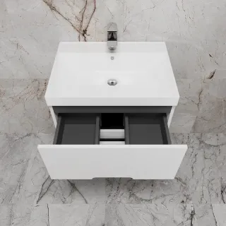 Подвесная тумба под раковину Style Line Матис ЛС-00002444 60 см белый матовый