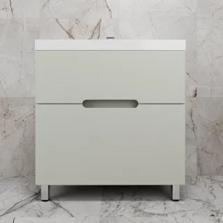 Напольная тумба под раковину Style Line Матис ЛС-00002438 80 см олива