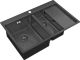 Мойка кухонная Zorg Inox PVD PVD 5178-2-L GRAFIT