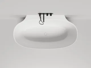 Ванна из искусственного камня Salini Alda Wall S-Sense 101915G 170x90см белый глянцевый