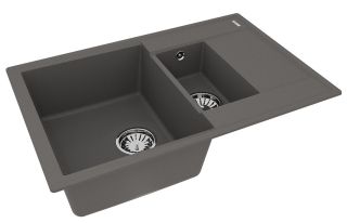 Кухонная мойка Lemark Ramza 760 9910041 серый шёлк