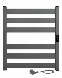 Полотенцесушитель электрический Indigo Oktava Slim 5 LСLOKS5E60-50MGRt 60x50 см серый матовый