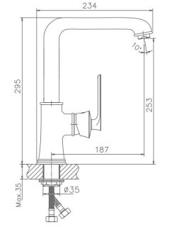 Смеситель для кухни Haiba HB70181-7 чёрный матовый
