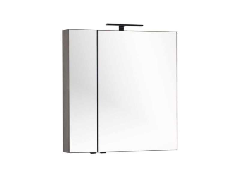 Зеркало-шкаф Aquanet Эвора 80 дуб антик