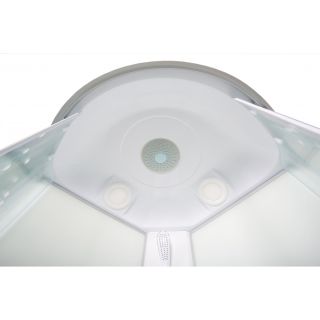 Душевая кабина Deto L 990 с электрикой  90х90х215 см