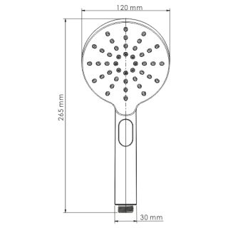 Wasserkraft A127 Лейка 3-функциональная
