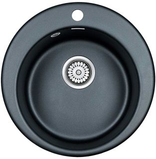 Мойка кухонная Paulmark Gelegen PM404800-BLM чёрный металлик