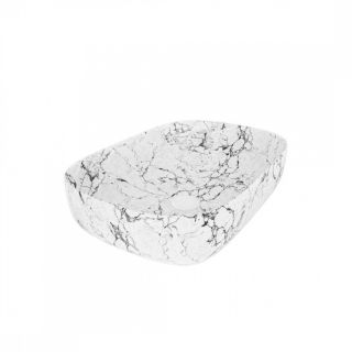 Раковина чаша Maretti FL13NS66-740MR, белый мрамор