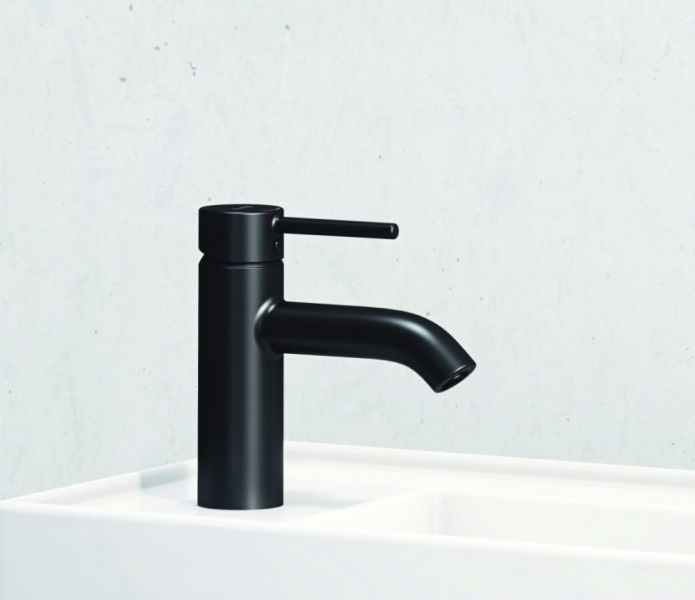 Смеситель для раковины Kludi Bozz чёрный матовый 382823976