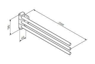 Полотенцедержатель Am.pm Gem A9032700