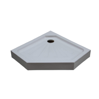 Душевой поддон Ceruttispa P101 Деревянная решётка пентагональная