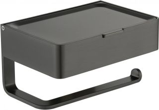 Настенный бумагодержатель плоский Grocenberg AC0050 (Графит)