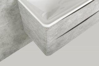 Тумба под раковину BelBagno подвесная 80x50см Cemento Verona Grigio ACQUA-800-2C-SO-CVG