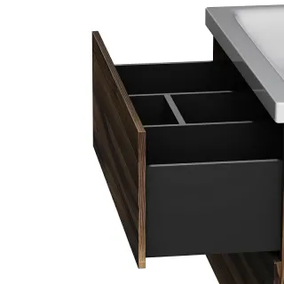 Тумба под раковину Am.Pm Gem M90FHX0752HF подвесная орех 75 см