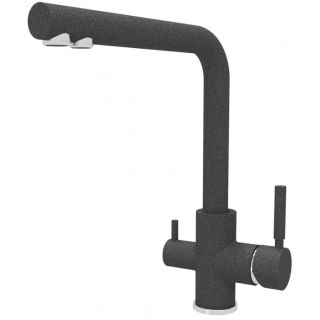 Смеситель для кухни Dr. Gans Акцент с подключением к фильтру чёрный