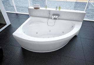 Акриловая ванна АКВАТЕК Аякс 2 170x110 см левая без гидромассажа