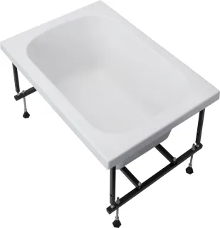 Акриловая ванна Aquanet Seed 347170 100x70 см с каркасом и фронтальной панелью